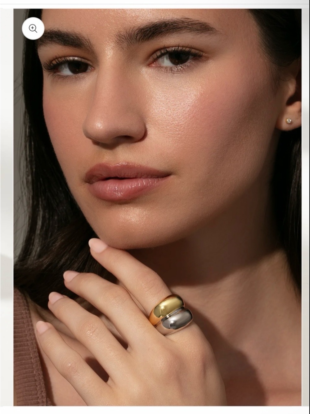 Uncommon James Mixed Metal Statement Ring